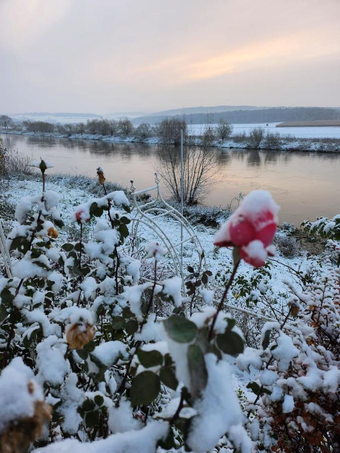 Haus An Der Weser Ferienwohnung Brevorde エクステリア 写真